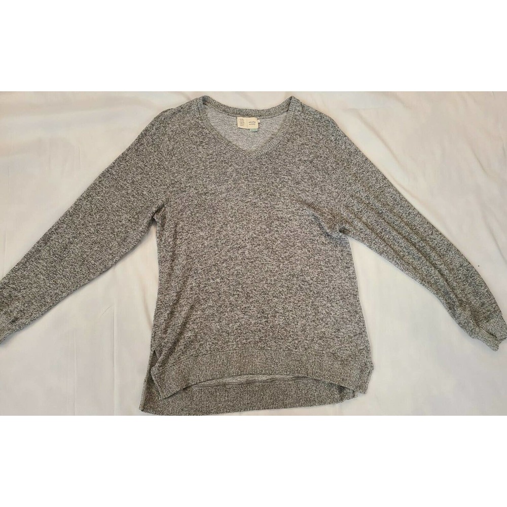 Saturday Sunday Anthropologie Womens Sweater Tunic Heather Gray sz M